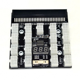 17 x 6pin-es Szerver Táphoz való Breakout Board Adapter (kábel nélkül)